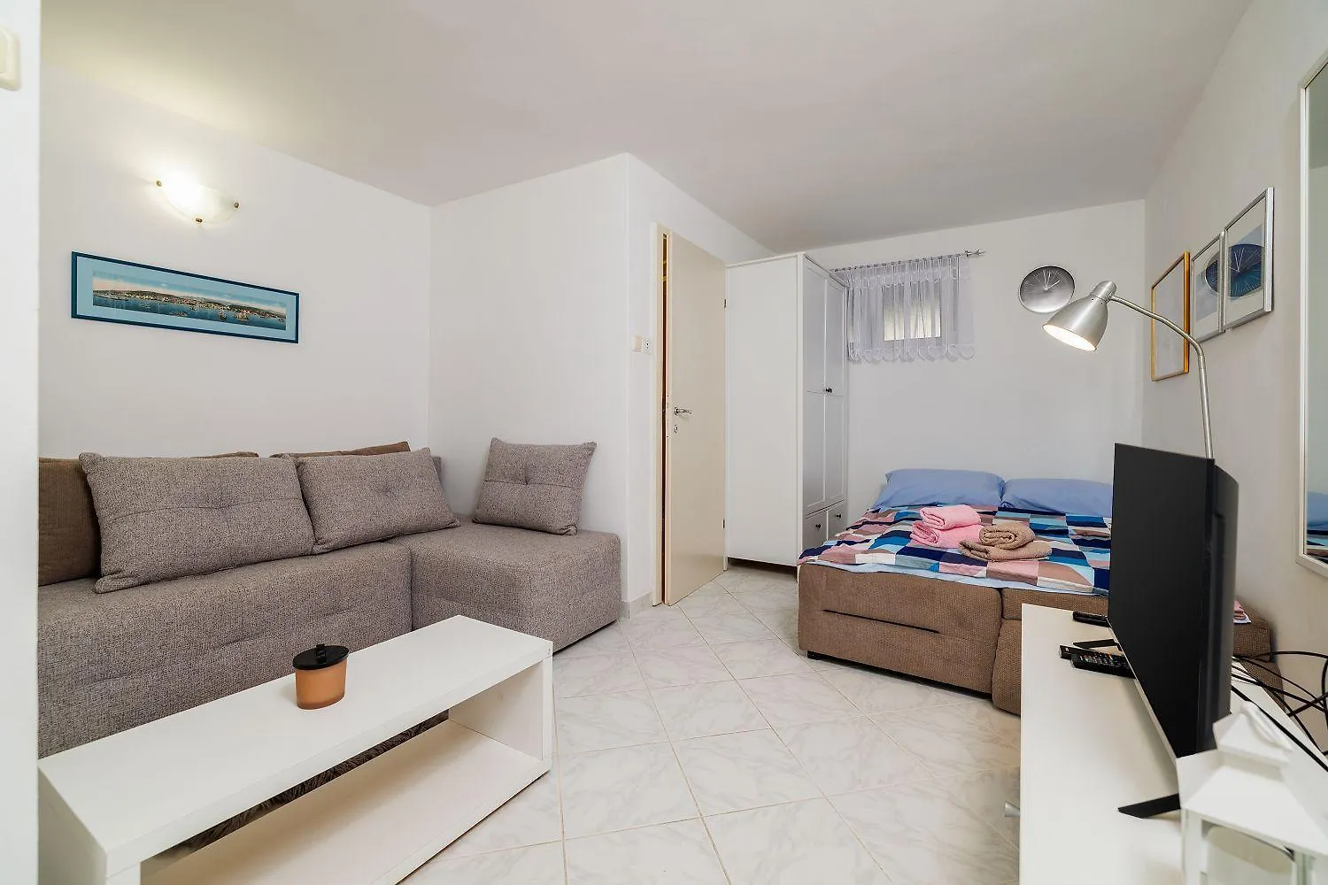 Apartment Helles Studio-Apartment Nur 350 Meter Zum Strand Mit Grill, Privatparkplatz, Liege Dramalj