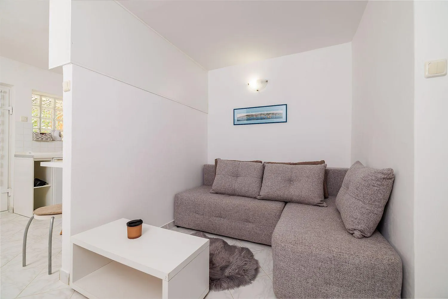 Helles Studio-Apartment Nur 350 Meter Zum Strand Mit Grill, Privatparkplatz, Liege Dramalj Apartment