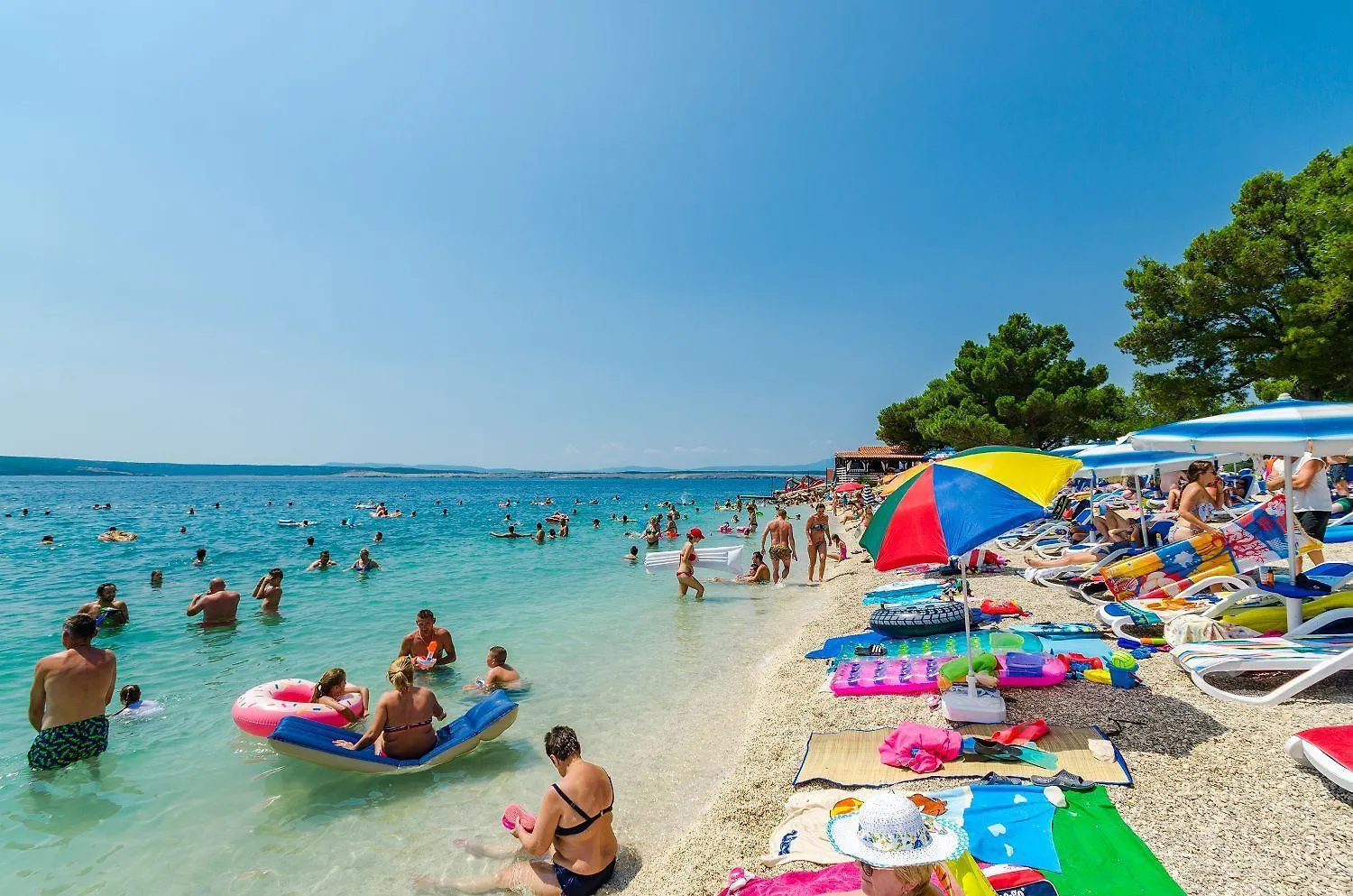 Helles Studio-Apartment Nur 350 Meter Zum Strand Mit Grill, Privatparkplatz, Liege Dramalj Croatia
